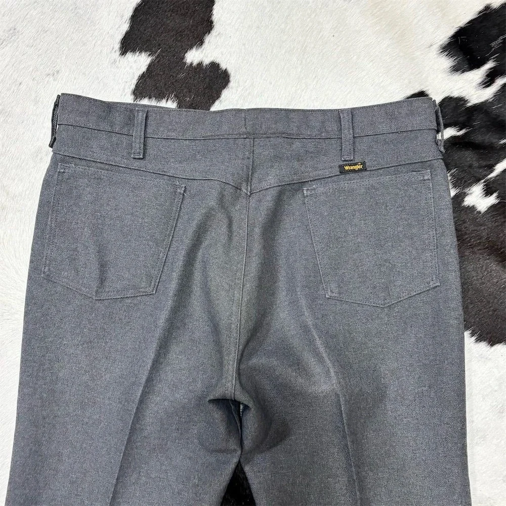 Vintage Wrangler Men's Western‎ Bootcut Dress Pants Gray Size 38x30